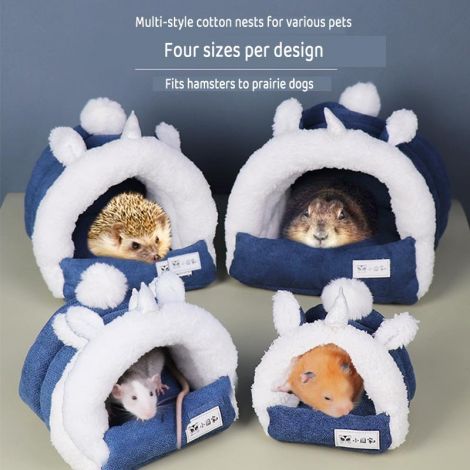 Cozy Winter Nest for Sugar Gliders – Warm Fleece Bed for Small Pets (Hedgehogs, Squirrels, Hamsters)